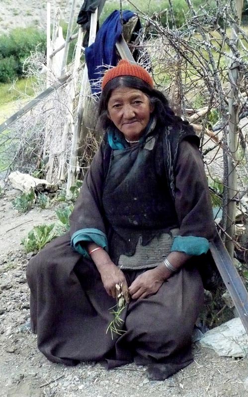 Enfant rencontré pendant notre randonnée au Ladakh
