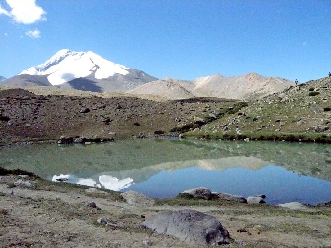 Lac et neige Ladakh
